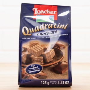 Chocolate Quadratini Wafer Biscuits