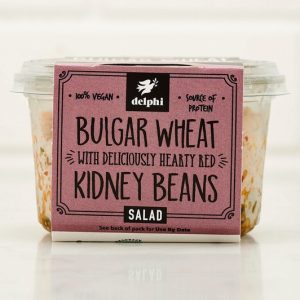 Bulgar Wheat & Red Kidney Beans Salad