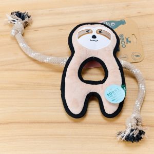 Rough & Tough Recycled Sloth Dog Toy
