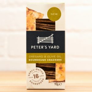 Oregano & Olive Oil Sourdough Crackers