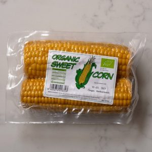 Organic Vacuum Packed Sweetcorn
