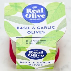 Basil & Garlic Olives
