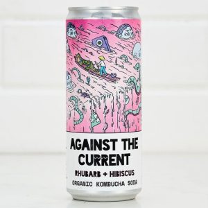 Organic Rhubarb & Hibiscus Kombucha