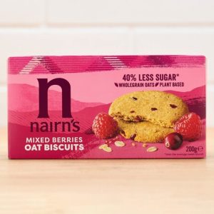 Mixed Berries Wholegrain Oat Biscuits