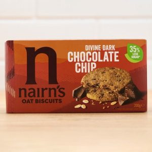 Dark Chocolate Chip Oat Biscuits