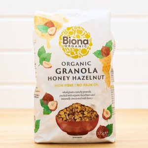 Organic Crunchy Honey Hazelnut Granola