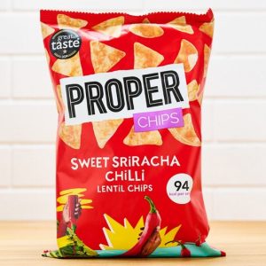 Sweet Sriracha Chilli Lentil Chips
