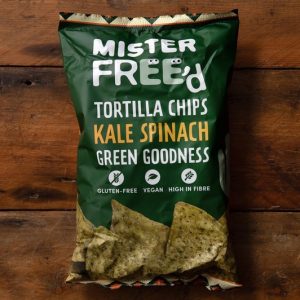 Kale and Spinach Tortilla Chips