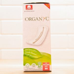 Organic Cotton Panty Liners Folded - Light