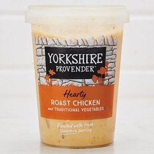 Roast Chicken Soup with Traditional Vegetables