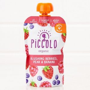 Organic Blushing Berries, Pear And Banana