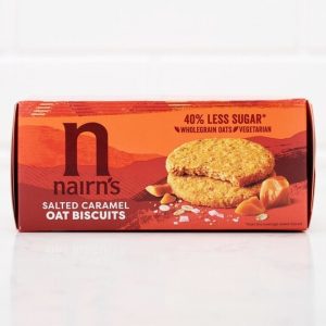 Salted Caramel Oat Biscuits
