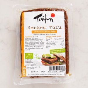 Smoked Tofu with Almonds & Sesame Seeds