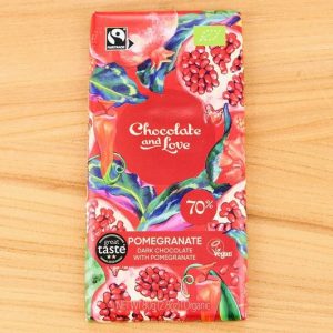 Organic Dark Chocolate Pomegranate 70%