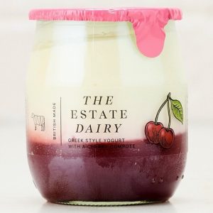 Greek Style Cherry Yogurt