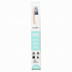 Charcoal Infused Bamboo Toothbrush Medium