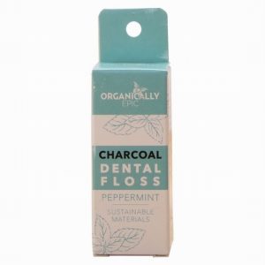 Organic Charcoal & Peppermint Dental Floss
