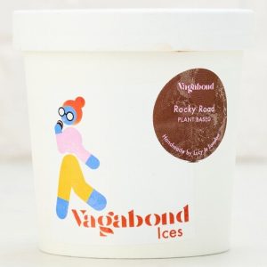 Vegan Berry Crumble Ice Cream