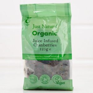 Organic Juice Infused Cranberries